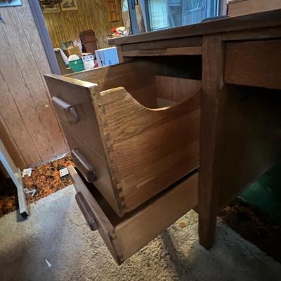 Large & Small MCM Vintage Wooden Desks (O-RG)