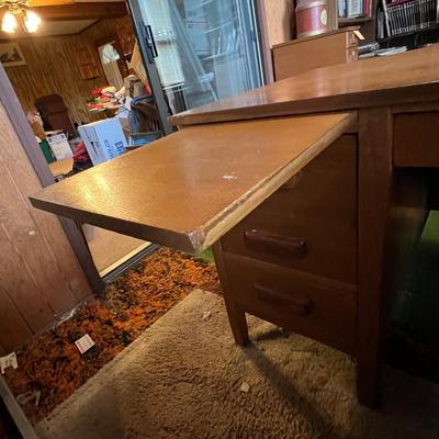 Large & Small MCM Vintage Wooden Desks (O-RG)