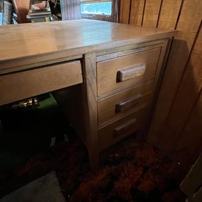 Large & Small MCM Vintage Wooden Desks (O-RG)