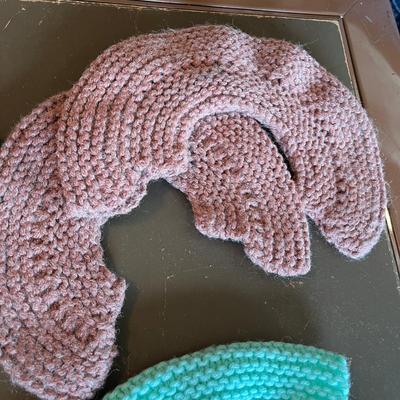 Crocheted slippers