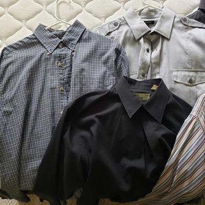 North Face, Tommy Hilfiger & More Menâ€™s M-L Shirts, Sweaters Plus Pants (B3-KD)