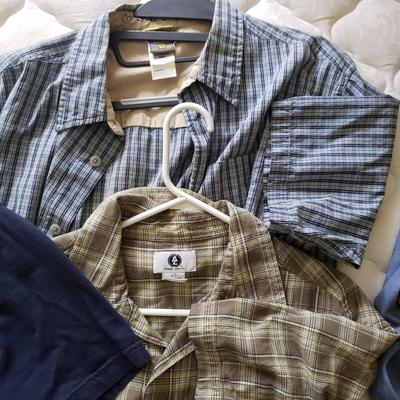North Face, Tommy Hilfiger & More Menâ€™s M-L Shirts, Sweaters Plus Pants (B3-KD)