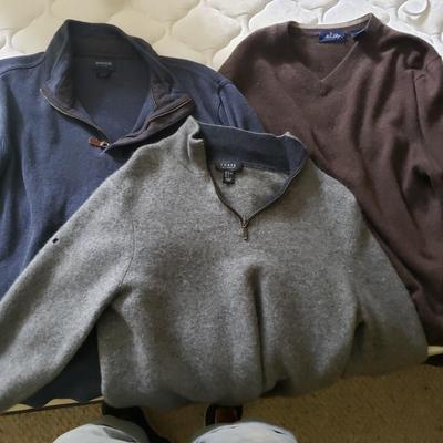 North Face, Tommy Hilfiger & More Menâ€™s M-L Shirts, Sweaters Plus Pants (B3-KD)