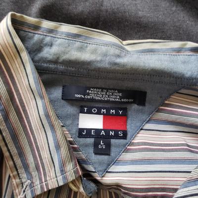 North Face, Tommy Hilfiger & More Menâ€™s M-L Shirts, Sweaters Plus Pants (B3-KD)