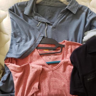 North Face, Tommy Hilfiger & More Menâ€™s M-L Shirts, Sweaters Plus Pants (B3-KD)