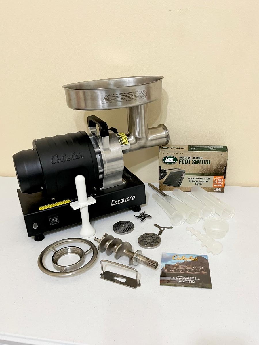 CABELA’S Carnivore Commercial Grade 3/4 HP Meat Grinder