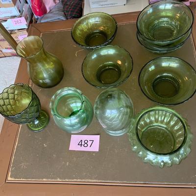 Avocado Green Glass