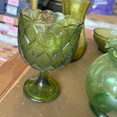 Avocado Green Glass