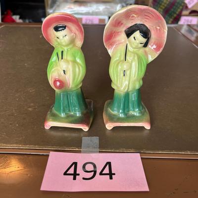 American Bisque China Boy & Girl AS IS