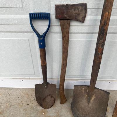 Lot of 10 Outdoor Yard Tools