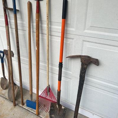 Lot of 10 Outdoor Yard Tools