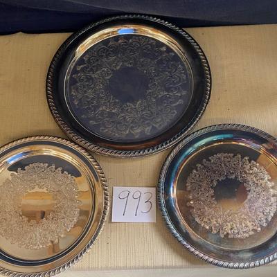 Silver Plated Trays