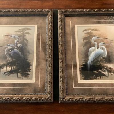 Two Signed and Framed RC Davis Lithographs - 