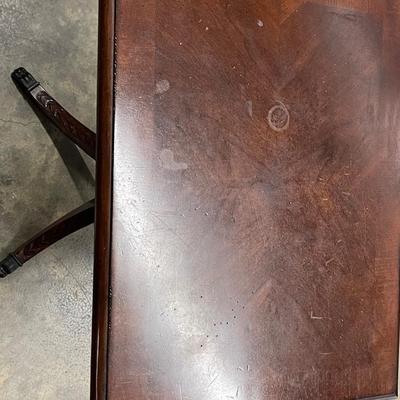 Vintage Solid Cherry Wood Side Table