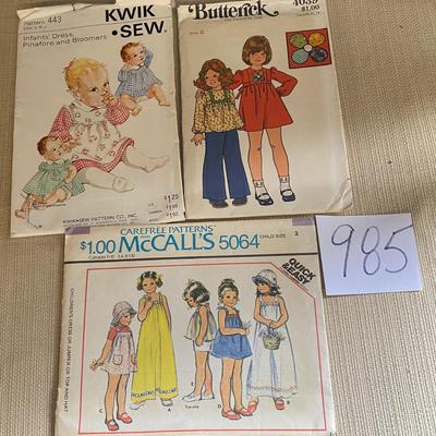 Vintage Childrenâ€™s Patterns