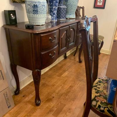 Gorgeous Vintage Solid Wood Buffet