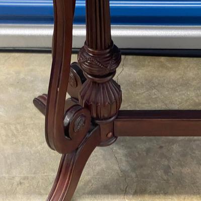 Vintage Mahogany Carved Console Table