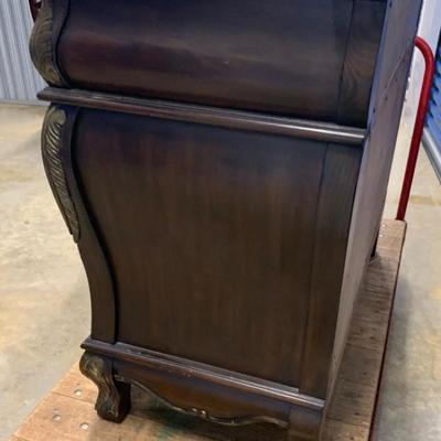 Two Gorgeous Antique Marble Top Mahogany Dressers
