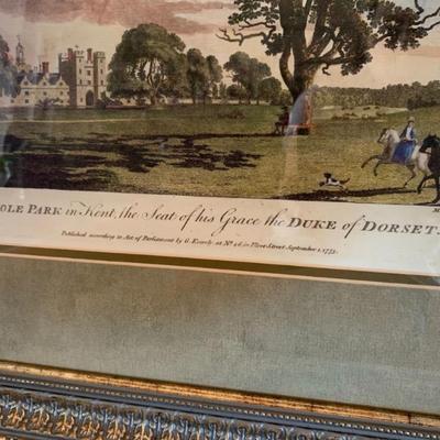 Set of Four Well Known Rooker Prints in Gorgeous Frames