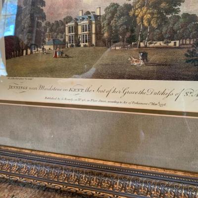 Set of Four Well Known Rooker Prints in Gorgeous Frames