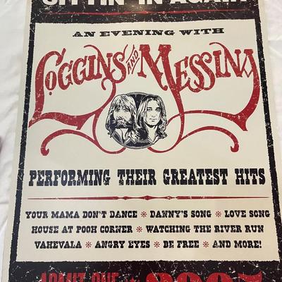 New Loggins and Messina 2005 Reunion Tour Poster
