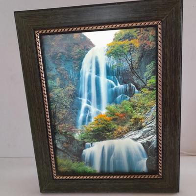 Vintage Motion Image Lamp Moving Waterfall Picture Light with Waterfall and birds Sound