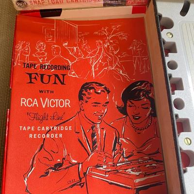 Vintage RCA Sound Cartridges Recorder