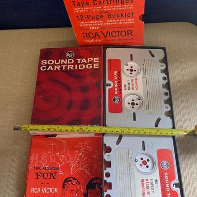 Vintage RCA Sound Cartridges Recorder