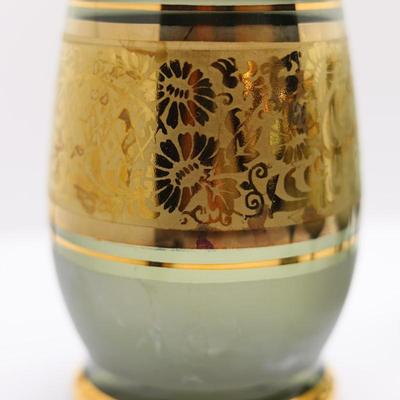 Czechoslovakia Decanter Set With (8) Glasses