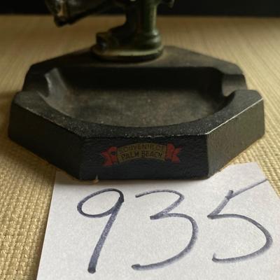 Vintage Cast Drunk Ashtray