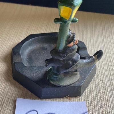 Vintage Cast Drunk Ashtray