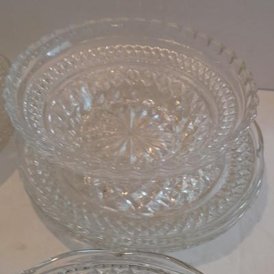 Wexford Anchor Hocking Bowls and small plates