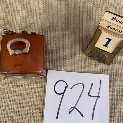 Vintage Alarm Clock and Calender