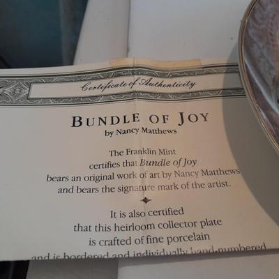 Six Franklin Mint Heirloom Numbered Limited Edition Persian cat plates with COA's