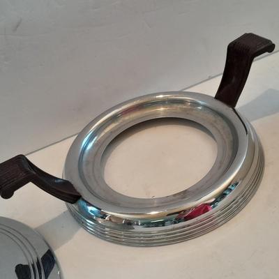 Antique Good Housekeeping bowl with KIG Daisy and Cane Pattern Depression Glass 6â€ Plates and Anchor Hocking 10-ounce bowls.