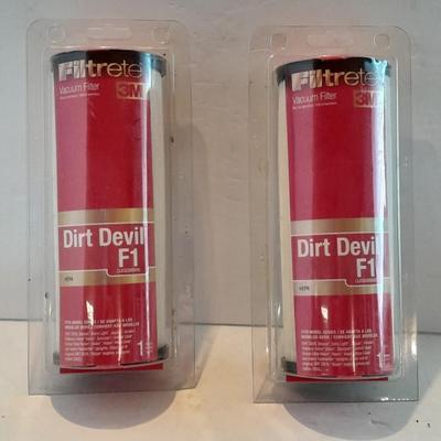 Two new 3M Filtrete Dirt Devil F1 HEPA Vacuum Filters