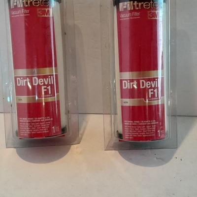 Two new 3M Filtrete Dirt Devil F1 HEPA Vacuum Filters