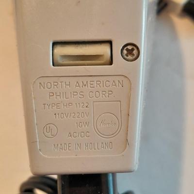 Vintage Razors - Norelco Adjustable Tripleheader III Electric Shaver and Vintage Remington Lektro Blade Mark IV with Case, cord, blades...