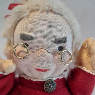 Vintage Uncle Mistletoe & Aunt Holly Set Christmas Marshall Fields Dolls