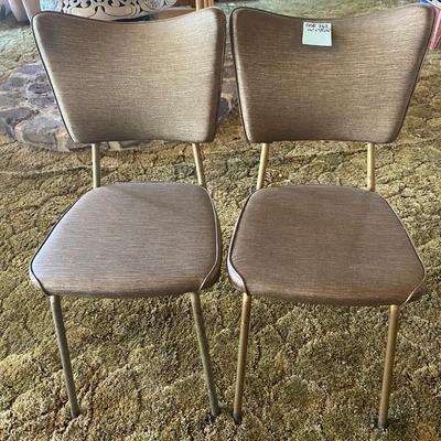 Pair Of Vinyl Chairs