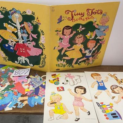 Vintage Tiny Tots Paper Dolls