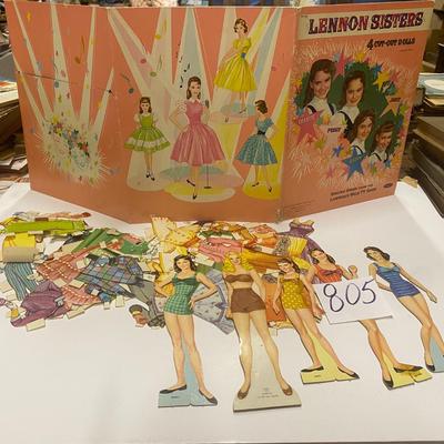 Vintage Lennon Sisters Paper Dolls