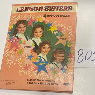 Vintage Lennon Sisters Paper Dolls
