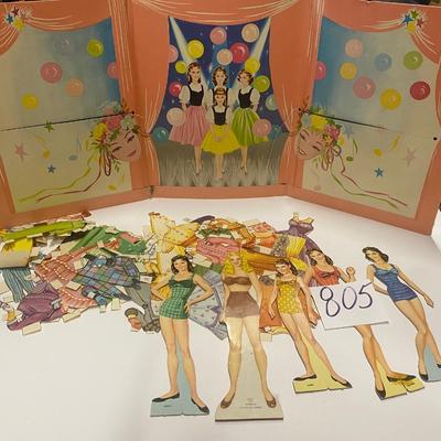 Vintage Lennon Sisters Paper Dolls