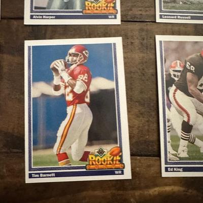 1991 Upperdeck NFL rookie aet