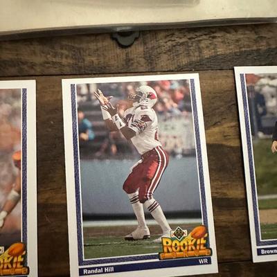 1991 Upperdeck NFL rookie aet