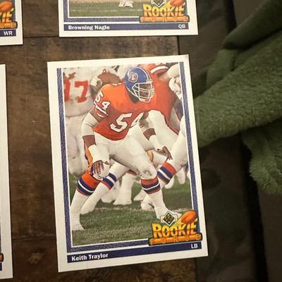 1991 Upperdeck NFL rookie aet