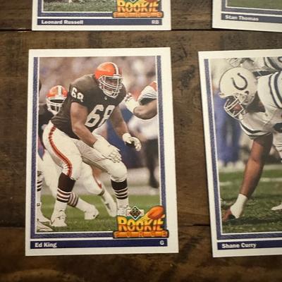 1991 Upperdeck NFL rookie aet