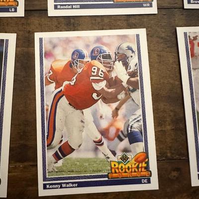 1991 Upperdeck NFL rookie aet