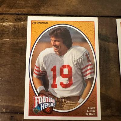 1991 Upper Deck Football Heroes Joe Montana